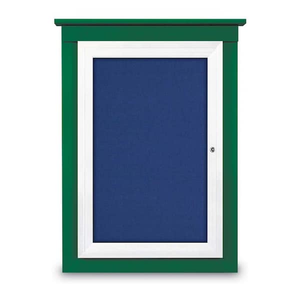 Sliding Glass Enclosed Letterboard, 96"x3